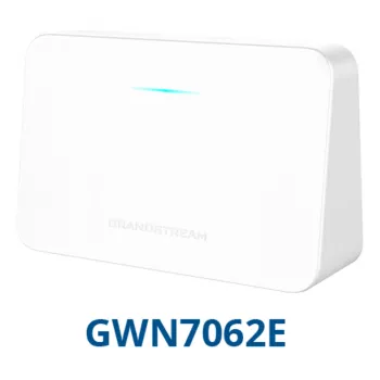 Router wireless Grandstream GWN7062E Wi-Fi 6 AX3000 dual-band Gigabit cu VPN și Mesh