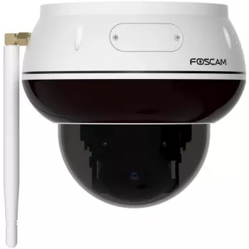 Foscam D8T-W Alb 4K 8MP Cameră de supraveghere IP dome PTZ Wi-Fi 6 pentru exterior cu detectare AI, rezistență la vandalism IK10, protecție la intemperii IP66