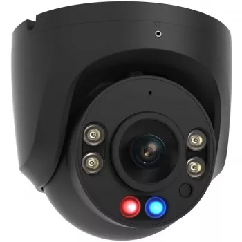 Foscam W5EP Cameră de supraveghere negru 5MP (3072x1728), PoE, reflector integrat, lumini de avertizare roșu-albastru și sirenă