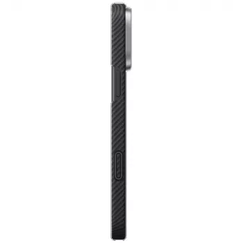 Husă MagSafe PITAKA Ultra-Slim PitaTap pentru iPhone 16 Pro neagră/gri