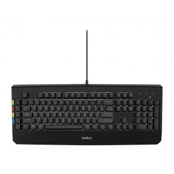 Belkin KVM securizat 2-4-8 porturi tastatură USB cu iluminare DE QWERTZ