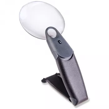 Lupă Carson FH-25 FreeHand 2,5x cu iluminare LED, negru