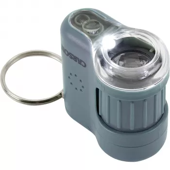 Microscop digital Carson MicroMini 20x - albastru/argintiu - LED - cu baterii