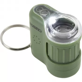 Microscop digital Carson MicroMini 20x - verde/argintiu - LED - 23mm - 38mm