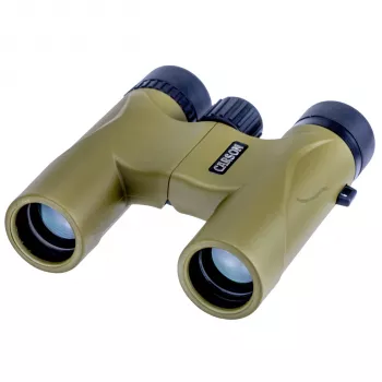 Monocular Carson Stinger 10x25 - prismă roof BK-7 cu tratament complet multistrat - kaki