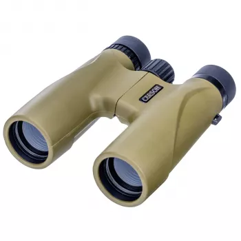 Binoclu Carson Stinger 12x32 cu prismă Roof BK-7 FMC bej/negru