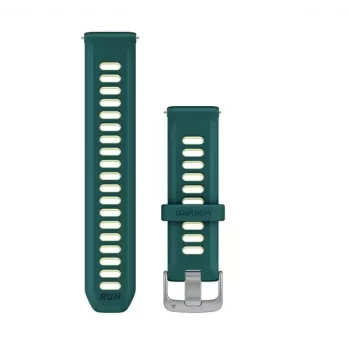 Curea din silicon Garmin Quick Release 20mm Teal Green/Citron (010-11251-B8)