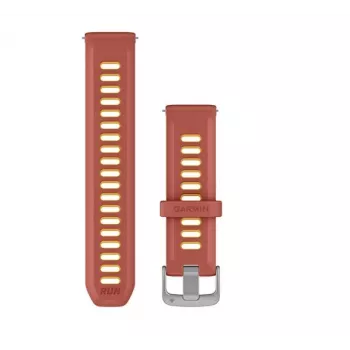 Curea din silicon Garmin Quick Release 20mm Red Pink/Mango (010-11251-B9)