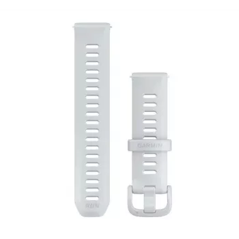 Curea din silicon Garmin QuickFit 20 mm Stone White (010-11251-BB)