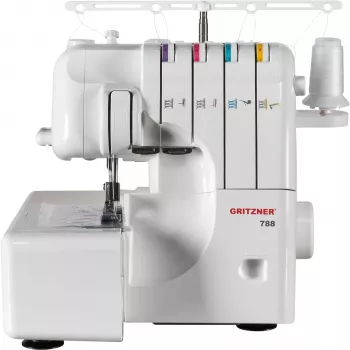 Gritzner Overlock 788 Mașină de cusut - Overlock 3/4 fire cu transport diferențial