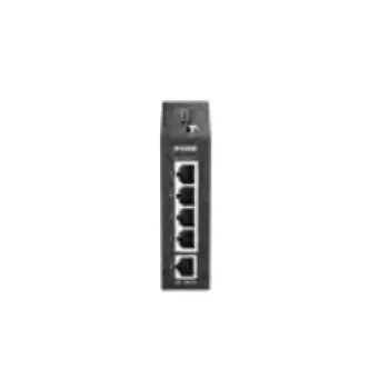 Switch Ethernet industrial D-Link DIS-100E-05 unmanaged, 5x 10/100Base-TX, montaj șină DIN, IP30