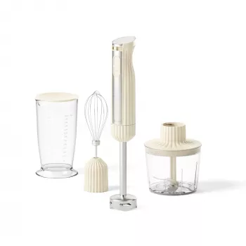 Mixer vertical cu accesorii Guzzini Sous Chef, crem (14840004)