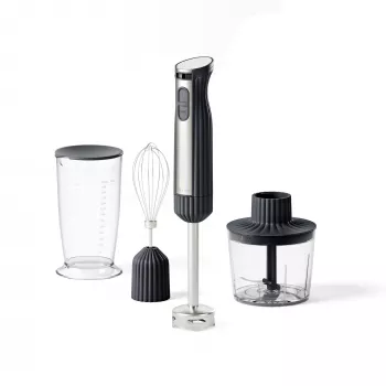 Mixer vertical cu accesorii Guzzini Sous Chef, gri (148400184)