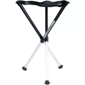 Scaun portabil Walkstool Comfort 65 XXL - negru - picioare din cauciuc - 850 g - 65 cm - 45 cm