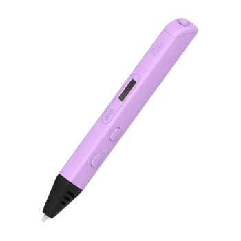 Pix 3D myFirst 3D Pen Artist, cu 6 filamente PLA colorate (mov)