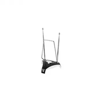 Antenă interioară amplificată activă One for All SV-9305 DVB-T/DVB-T2/DAB/DAB+ - dipoli dublu buclă - negru