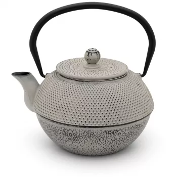 Ceainic Bredemeijer Jang 1,1L din fontă, gri, cu filtru