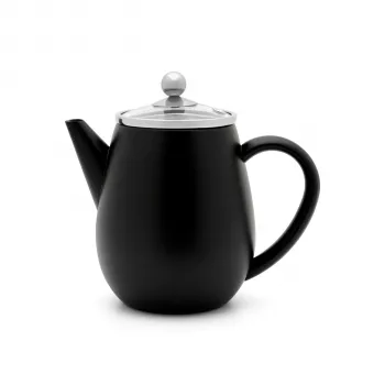 Ceainic Bredemeijer Eva 0,5L, negru mat