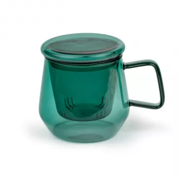 Set ceai pentru unu Bredemeijer Tea for One Livorno 350ml sticlă verde 165042