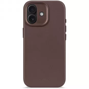 Husă spate din piele Decoded pentru iPhone 17 cu MagSafe - Chocolate Brown