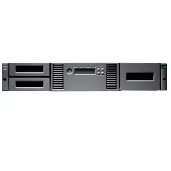 HPE MSL2024 LTO9 SAS Tape Drive Library 24-Slot 2U montabil în rack