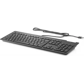 Tastatură HP Business Slim Pan Nordic QWERTY neagră USB cu fir