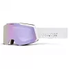 Ochelari de schi 100% Snowcraft S albi HiPER Lavender Mirror
