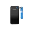 Verbatim Pocket SSD 128 GB USB 3.2 Gen 2 - up to 1000 MB/s, Keyring, negru/albastru (32433)