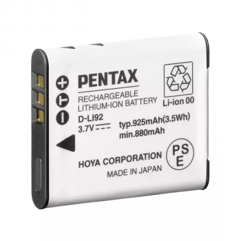 Acumulator litiu-ion Pentax D-LI92 (B) 925 mAh 3,7 V negru