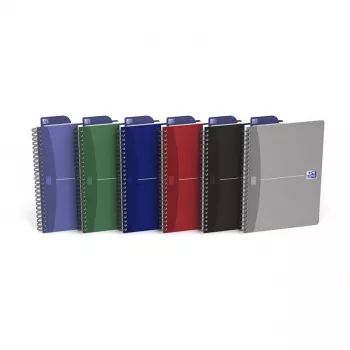 Caiet Oxford Office Essentials A5 cu linii 96 pagini copertă mată portocalie 90 g/m²