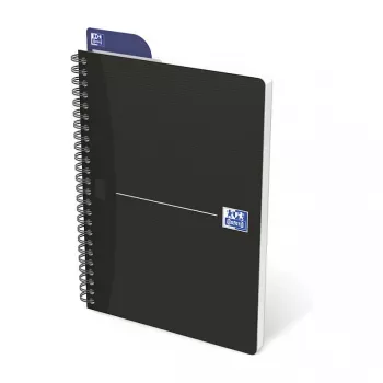 Caiet Oxford Office Essentials A5 cu linii 96 pagini copertă mată portocalie 90 g/m²
