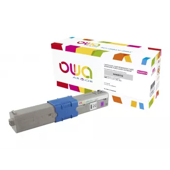 Cartuș de toner recondiționat Armor OWA magenta compatibil cu OKI 44469723