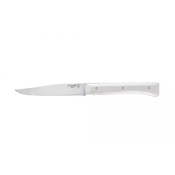 Set de 4 cuțite de masă Opinel Facette alb