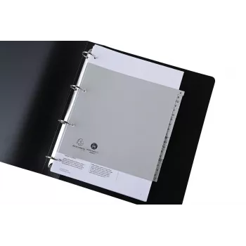 Separatoare de dosar Exacompta format jumătate A-Z gri 20 file 1 set