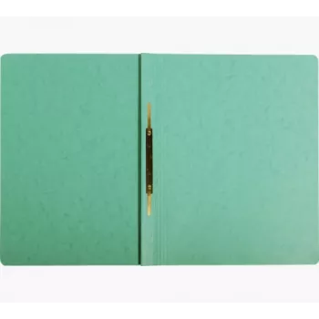 Mapă cu șină Exacompta Colorspan A4 verde 355 g/m² arhivare flexibilă
