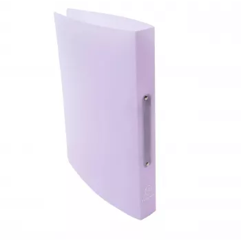 Clasor cu inele Exacompta Chromaline Pastell 2 inele mauve 4,0 cm DIN A4
