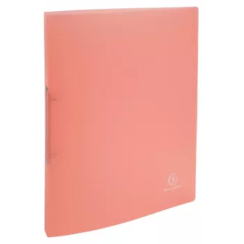 Exacompta Chromaline Pastell Clasor cu inele 2 inele roșu coral 4,0 cm DIN A4