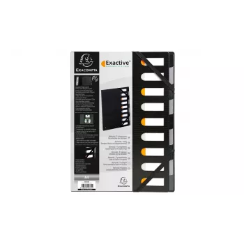 Exacompta 55334E Forever Mapă de documente A4 polipropilenă negru 320x240 mm