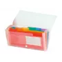 Sortator de documente Exacompta Crystal - 7 compartimente - A4 - transparent