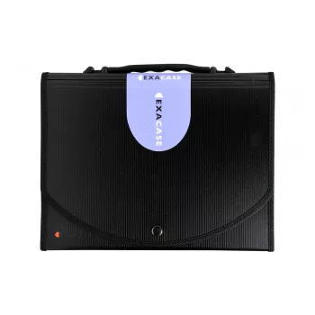 Exacompta 55934E Mapă de documente polipropilenă A4 negru capacitate 25 mm elastic