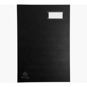 Exacompta 57021E Clasor cu pârghie A4 carton negru cotor 80 mm