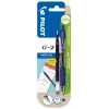 Pix gel PILOT PEN G2-7 0,7mm albastru + rezervă