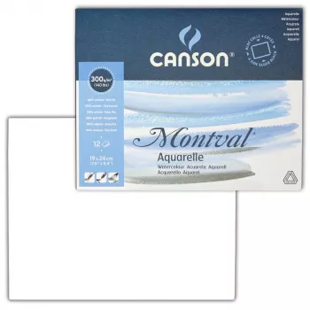 Canson Montval Watercolour Block 19 x 24 cm