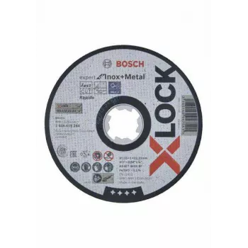 Disc de tăiere Bosch Expert for INOX+Metal Rapido AS 60 T INOX BF 125 x 1,0 x 22,23 mm, pachet de 10