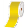 Bandă etichetă laminată flexibilă pentru ID Brother TZe-RW - galben pe negru - 24 mm x 30 m