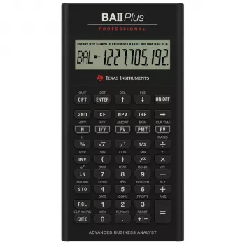 Calculator financiar Texas Instruments BA II Plus Professional