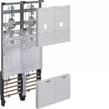 Câmp de contorizare complet Hager universZ ZK3EL22T 1050mm 2 locuri contor eHZ 2 câmpuri
