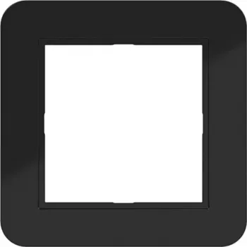 Ramă de acoperire HAGER WAD7100BG 1 modul C.1 Night Black Glossy