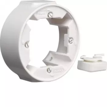 Ramă de suprafață Hager WTD3110WG 1 modul seria 1930 alb polar lucios