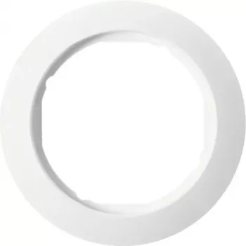 Ramă de acoperire Hager WTD3191WG 1 modul pentru inserție centrală Ø58 mm seria 1930 alb pur lucios
